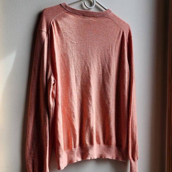 Brooks Brothers "346" Peach/Pink V-Neck Sweater Size Large - Picture 13 of 16